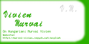 vivien murvai business card